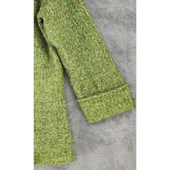 Democracy Jacket Womens 1X Green Button Front Long Sleeve 90s Y2k Vintage Coat - Picture 9 of 13